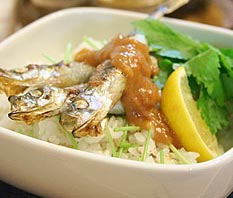 ししゃも丼